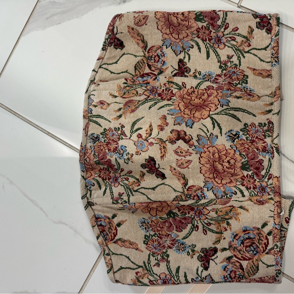 Floral strapless - Multicolor - size small